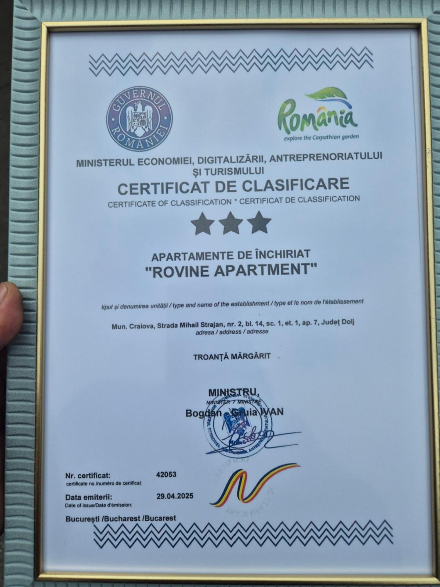 Apartament Rovine Krajowa Zewnętrze zdjęcie